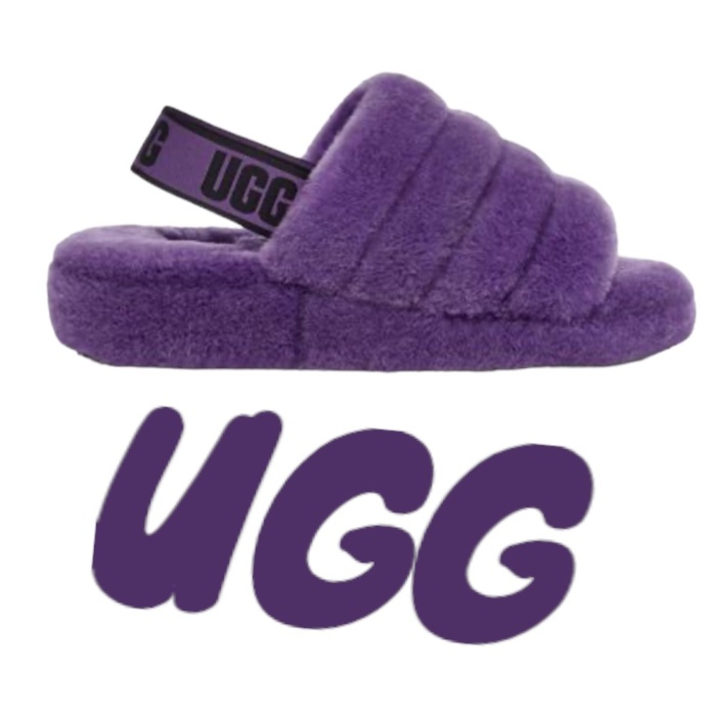 NIB UGG Fluff Yeah Purple Size 9